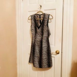 REISS “Stella” Leopard Printed Dress